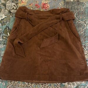 Abercrombie Faux Suede Skirt
